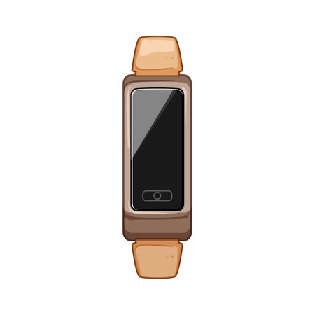activity fitness bracelet cartoon vector illustrationのイラスト素材