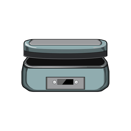 machine sandwich maker cartoon vector illustrationのイラスト素材