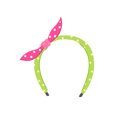 female headband women cartoon vector illustrationのイラスト素材