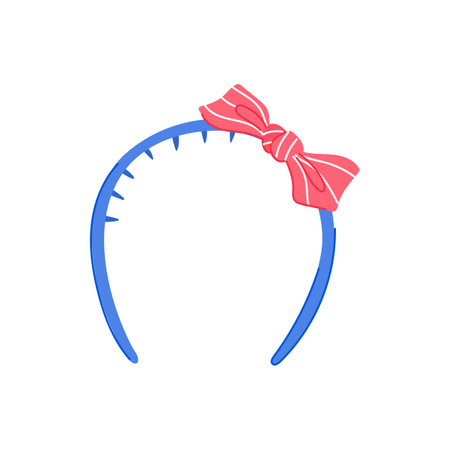 beauty headband women cartoon vector illustrationのイラスト素材