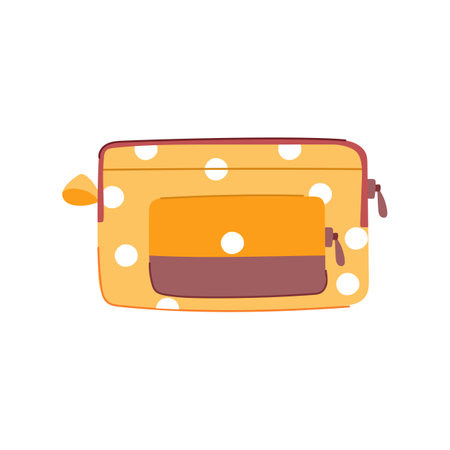 education pencil case cartoon vector illustrationのイラスト素材