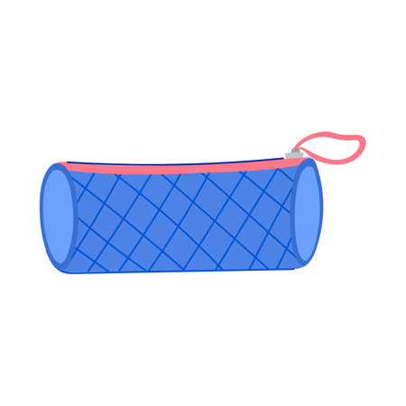 equipment pencil case cartoon vector illustrationのイラスト素材