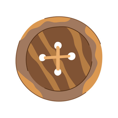 tailor sewing button cartoon vector illustrationのイラスト素材