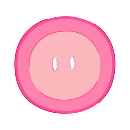 collection sewing button cartoon vector illustrationのイラスト素材