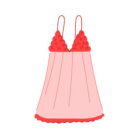 female sleepshirt woman cartoon vector illustrationのイラスト素材