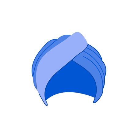 india turban indian cartoon vector illustrationのイラスト素材