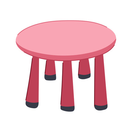 window kid table cartoon vector illustrationのイラスト素材