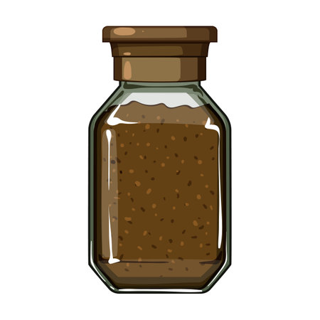 get coffee soluble cartoon vector illustrationのイラスト素材