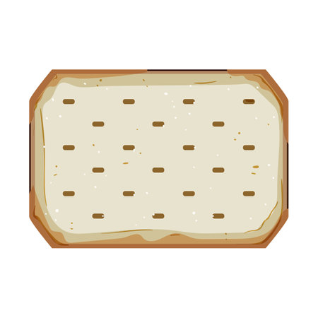 cookie cracker biscuit cartoon vector illustrationのイラスト素材