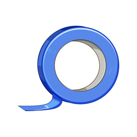 scotch electrical tape cartoon vector illustrationのイラスト素材