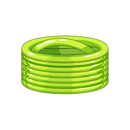 tool garden hose cartoon vector illustrationのイラスト素材