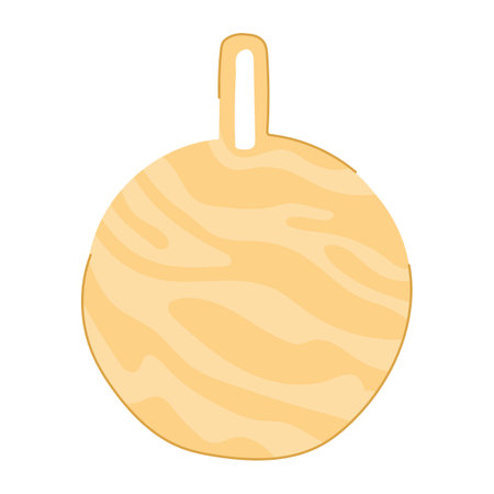 texture wooden pizza board cartoon vector illustrationのイラスト素材