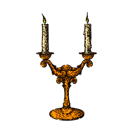 data candlestick sketch hand drawn vectorのイラスト素材