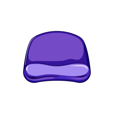 shape mouse pad cartoon vector illustrationのイラスト素材