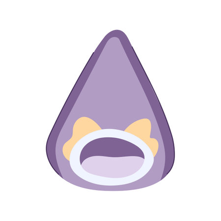 funny cat house tree cartoon vector illustrationのイラスト素材