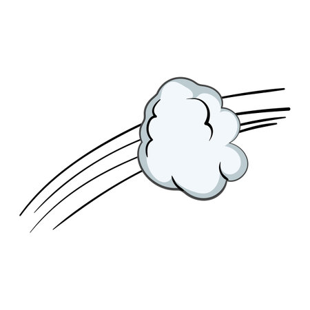 effect speed comic cartoon vector illustrationのイラスト素材