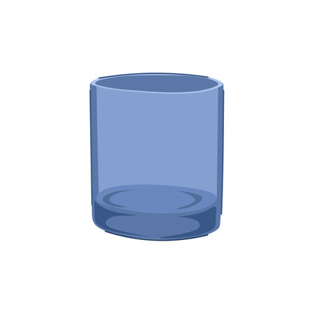 object glass cup cartoon vector illustrationのイラスト素材