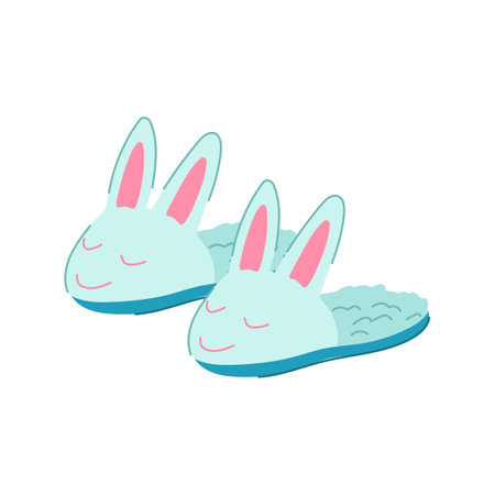 baby kid slippers cartoon vector illustrationのイラスト素材