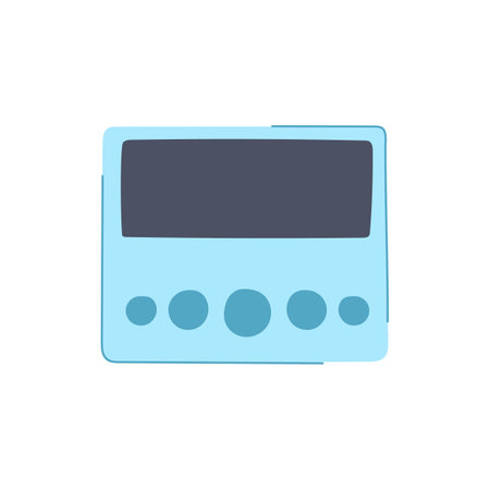 digital mp3 player cartoon vector illustrationのイラスト素材