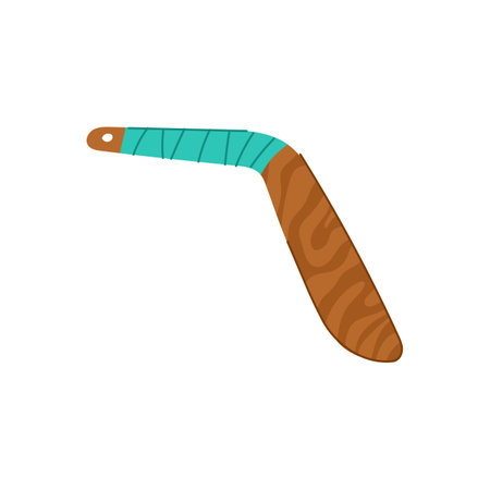 logo boomerang cartoon vector illustrationのイラスト素材