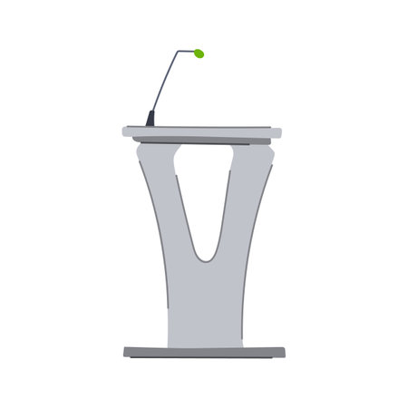 pedestal podium cartoon vector illustrationのイラスト素材