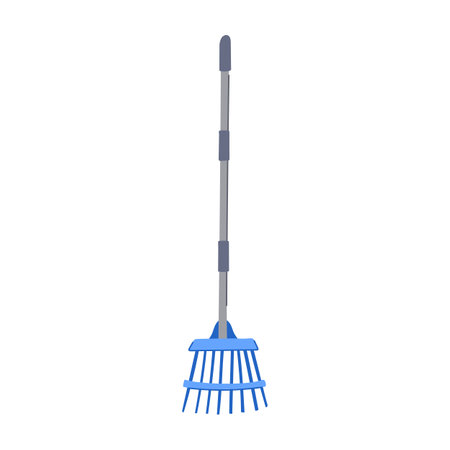 farm rake cartoon vector illustrationのイラスト素材
