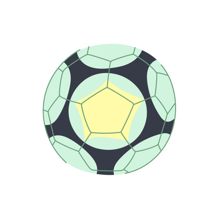 game soccer ball cartoon vector illustrationのイラスト素材
