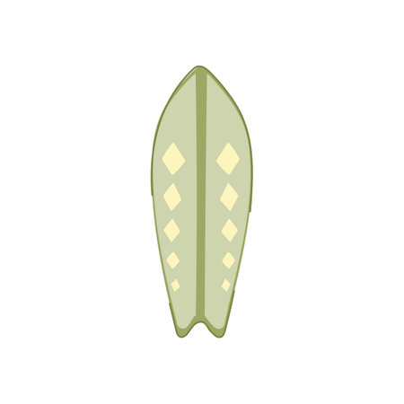 graphic surfboard cartoon vector illustrationのイラスト素材