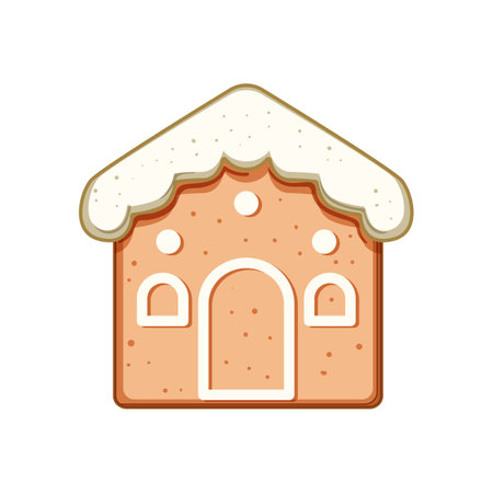 food gingerbread cartoon vector illustrationのイラスト素材