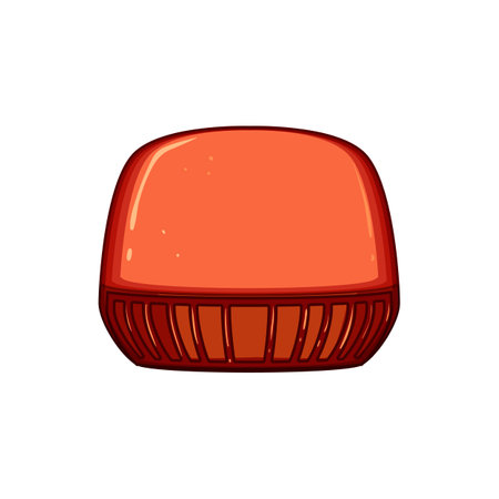 wireless smart speaker cartoon vector illustrationのイラスト素材