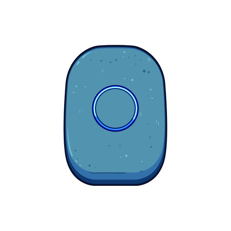 music smart speaker cartoon vector illustrationのイラスト素材