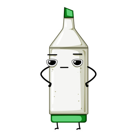 book stationery character cartoon vector illustrationのイラスト素材