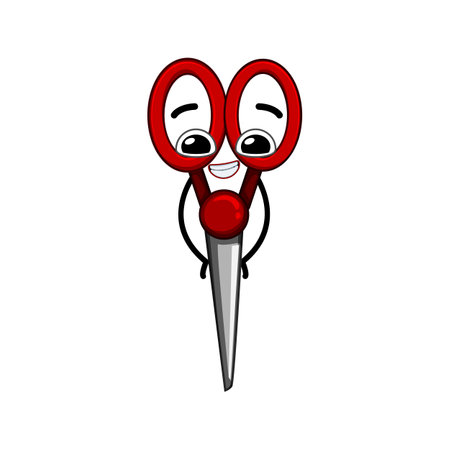 study stationery character cartoon vector illustrationのイラスト素材