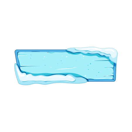 ui ice game button cartoon vector illustrationのイラスト素材