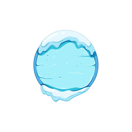 gold ice game button cartoon vector illustrationのイラスト素材