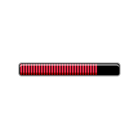 infographic progress bar cartoon vector illustration