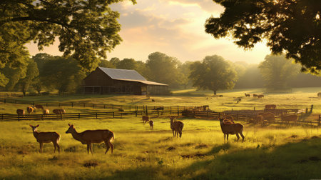 antlers deer farmの素材