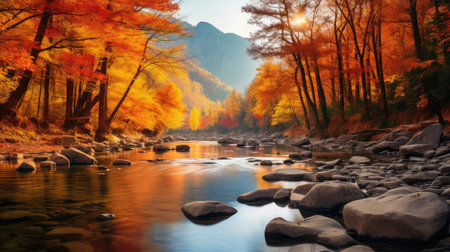 cozy fall holiday backgroundの素材