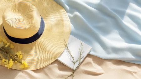 travel holiday flat layの素材