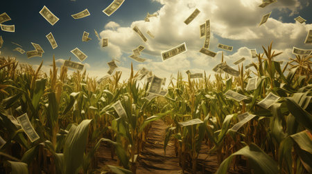 harvest corn moneyの素材