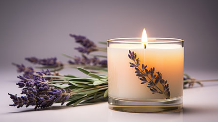 relief aromatherapy candleの素材