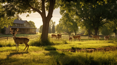 antlers deer farmの素材