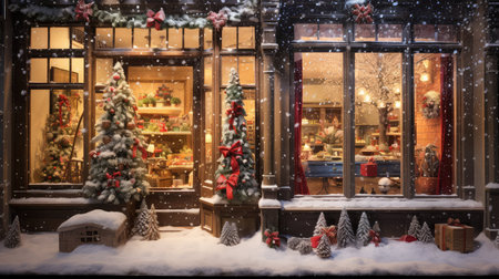 ornaments holiday windowの素材