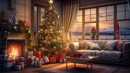 family holiday living roomの素材