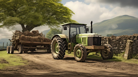 baler slow moving farm vehiclesの素材