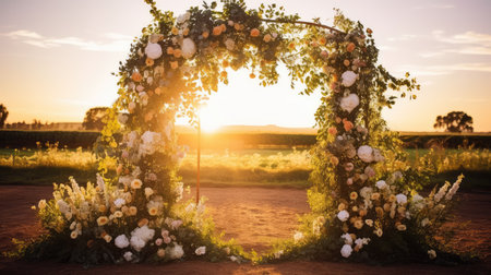 country farm weddingの素材