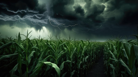 crop corn stormの素材