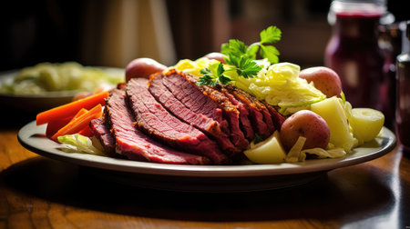 day corn beef and cabbageの素材