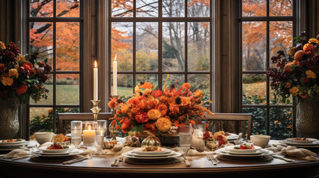 family happy holidays thanksgivingの素材