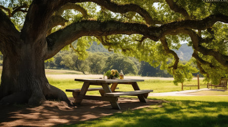 outdoor picnic benchの素材